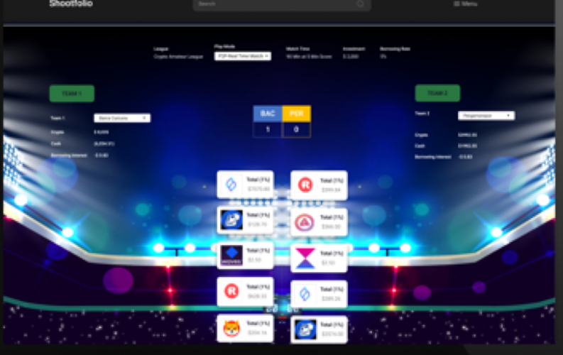 Shootfolio: Gamified defi learning screenshot 1