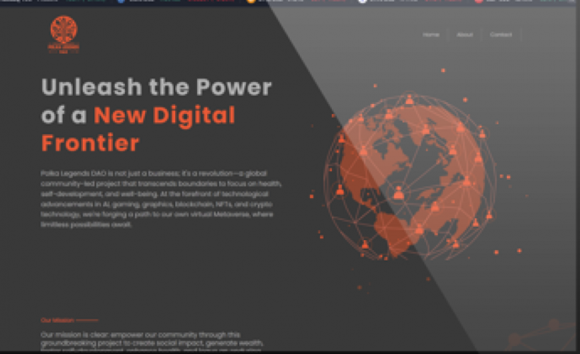Polka Legends DAO: Pioneering a Virtual Community screenshot 1