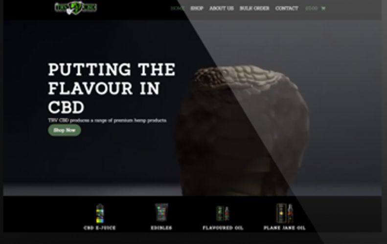 TRV CBD: Enhanced Digital Presence for Organic CBD screenshot 1