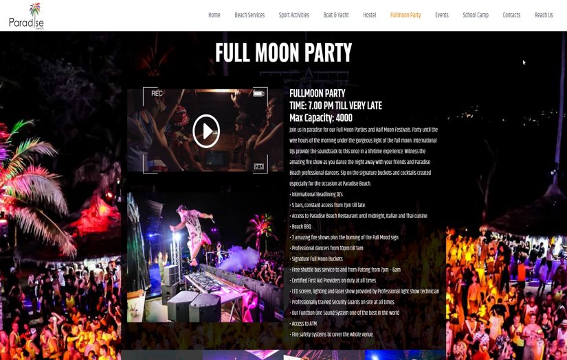 PARADISE BEACH - Full Moon Party Thailand screenshot 4