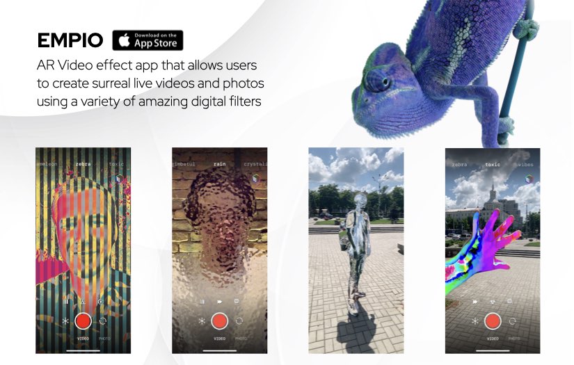 AR video effect app screenshot 1