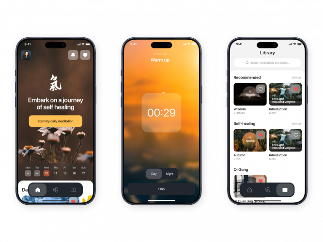 Minfullness App for guided Meditations screenshot 1