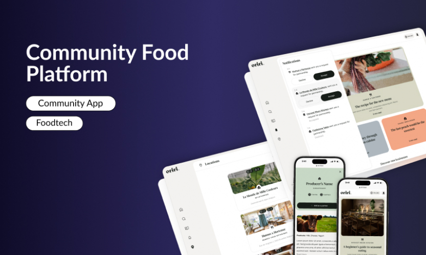 Community Food Platform screenshot 1