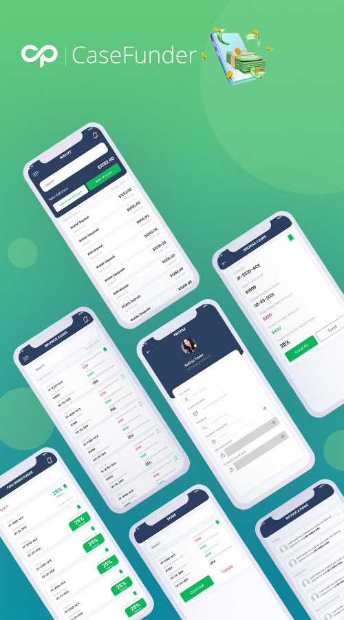 CaseFunder screenshot 2