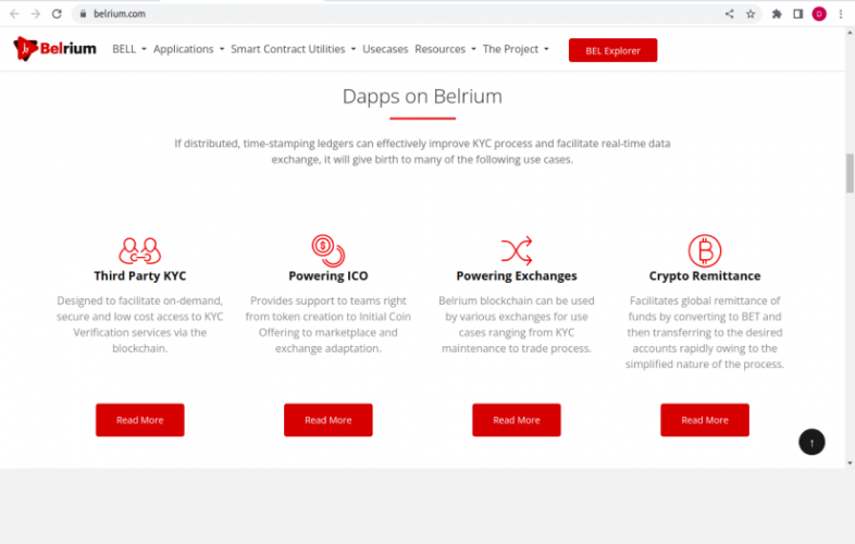 Belrium.- A revolutionary KYC-compliant blockchain screenshot 1