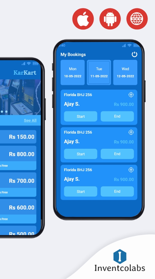 KarKart - Quick Car Wash Mobile App screenshot 2