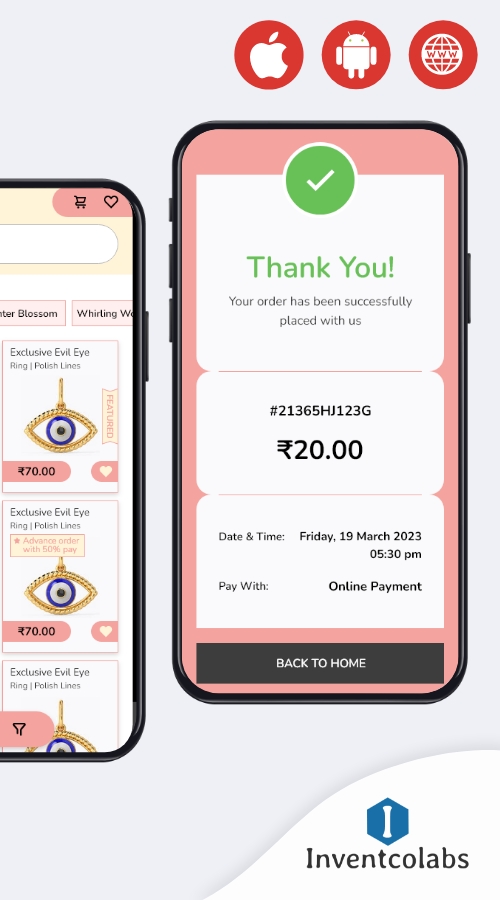 Jewelery Mobile App Design screenshot 2