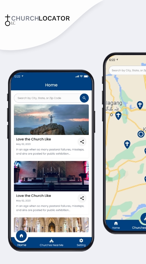 Church Finder App screenshot 1