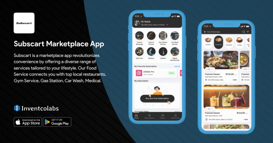 Subscart Marketplace App  screenshot 1