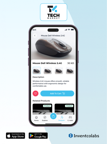 Tech Market Mobile Application screenshot 1