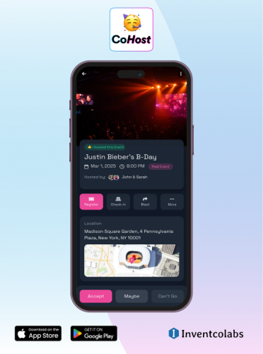 CoHost - Event Based Application screenshot 3