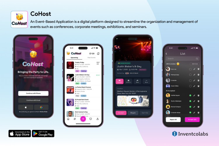 CoHost - Event Based Application screenshot 2