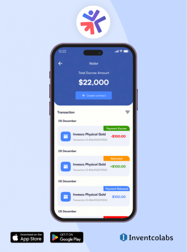 Escrow Mobile Application screenshot 2