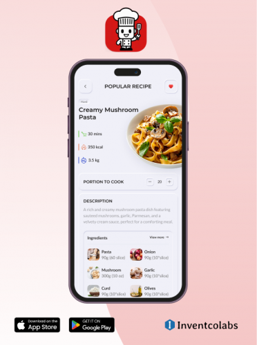 AI Recipe Generator App Pocket Chef Platform screenshot 4