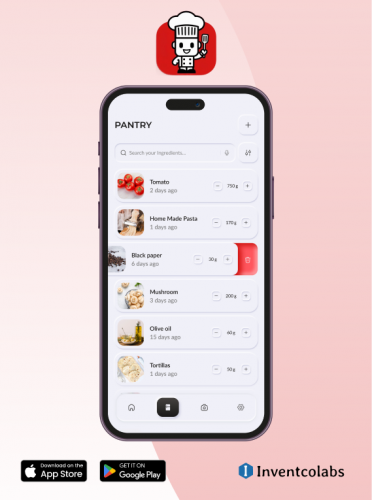 AI Recipe Generator App Pocket Chef Platform screenshot 2