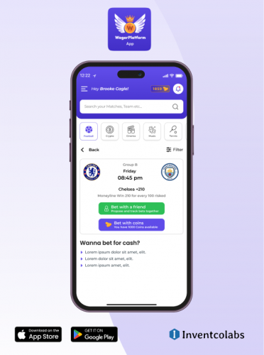 Wager Mobile Application screenshot 4