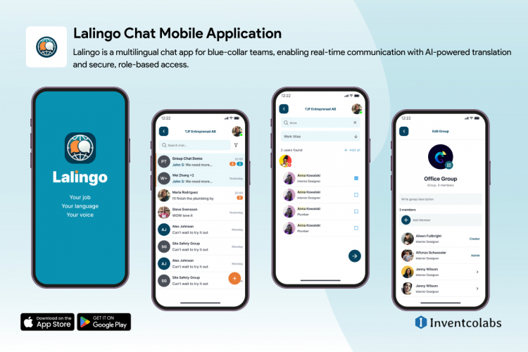 Lalingo Chat Mobile Application screenshot 4