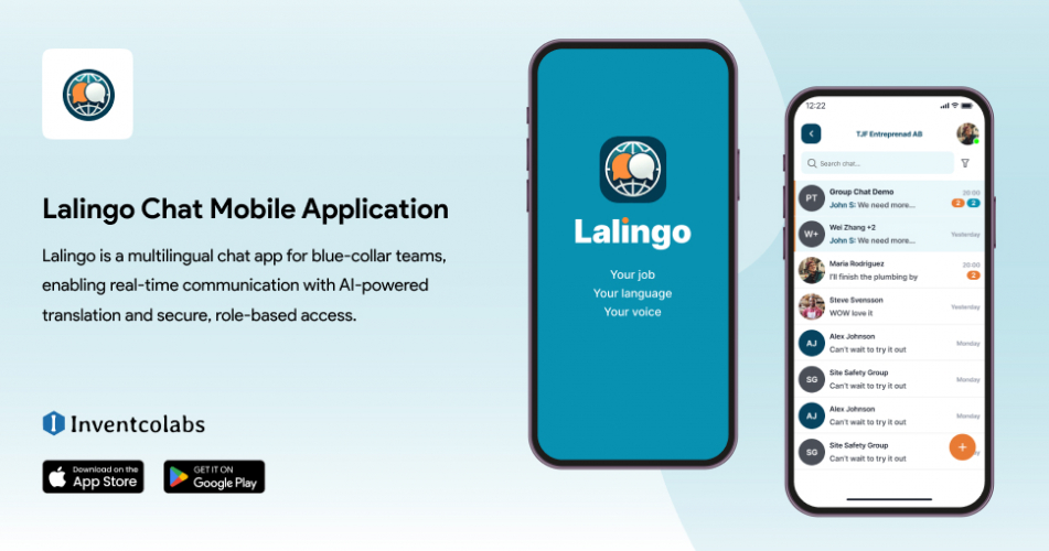Lalingo Chat Mobile Application screenshot 3