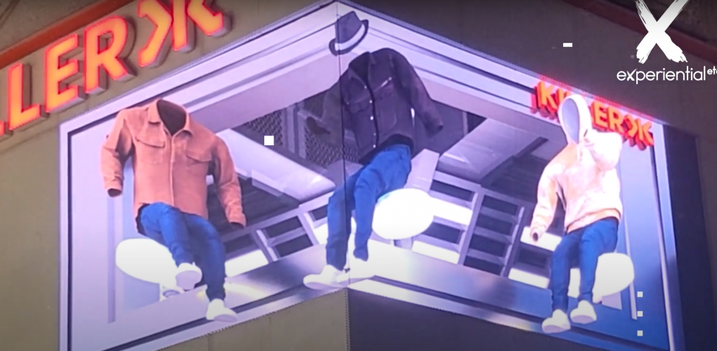 Making Fashion Pop Off the Screen | Killer x ExperientialEtc 3D Billboard screenshot 2