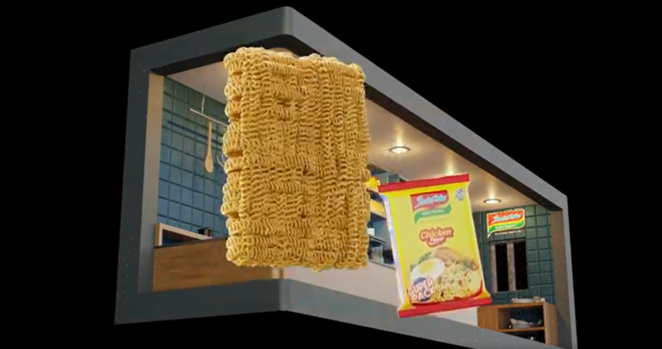 Tolaram | Indomie | DOOH Anamorphic in Africa screenshot 3