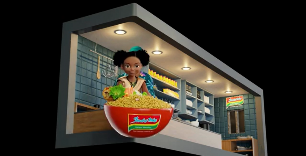 Tolaram | Indomie | DOOH Anamorphic in Africa screenshot 2