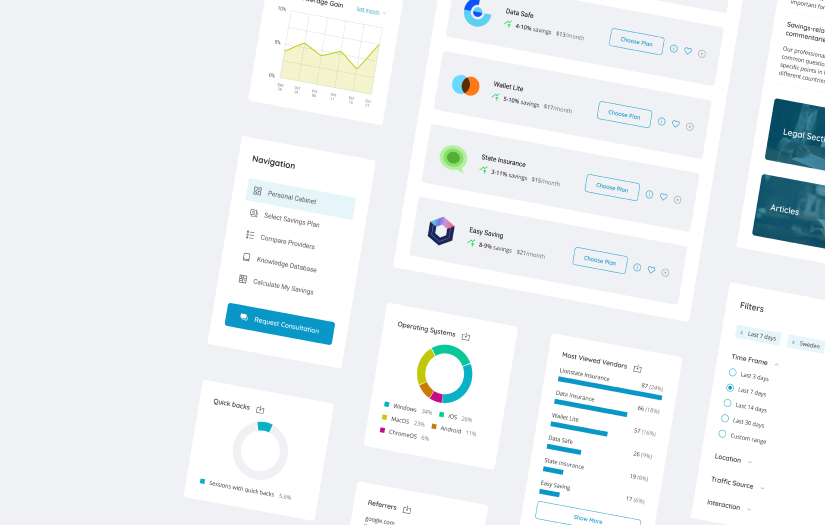 Custom SaaS Fintech Development for Savings Company screenshot 1