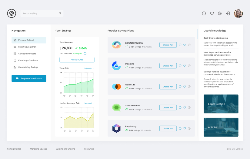 Custom SaaS Fintech Development for Savings Company screenshot 2