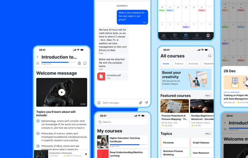 EdTech Custom Mobile App Development screenshot 1