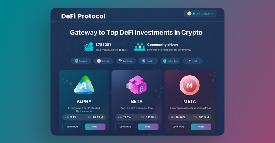 DeFi DAO Protocol screenshot 1