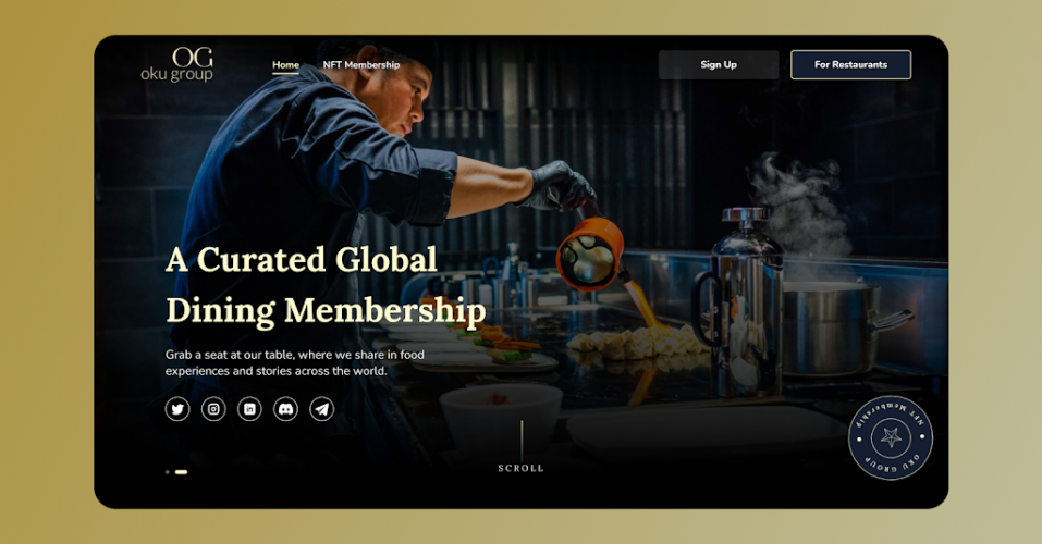 Restaurant NFT Launchpad screenshot 1