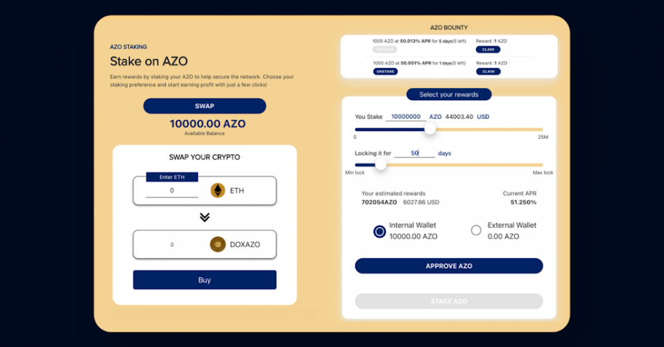 Crypto Staking & Swapping screenshot 1
