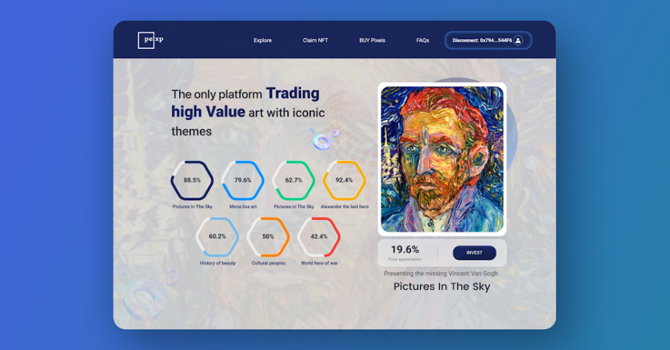 Fractional NFT Marketplace screenshot 1