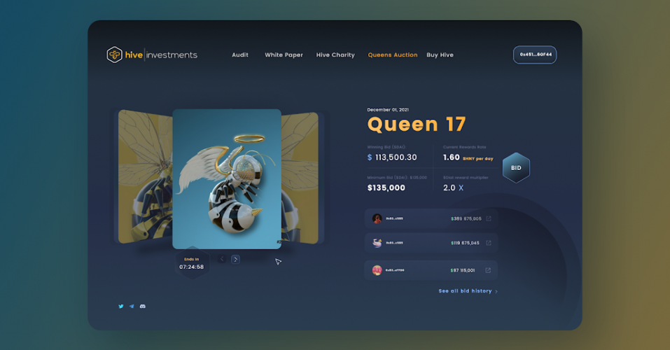 NFT Auction Platform screenshot 1