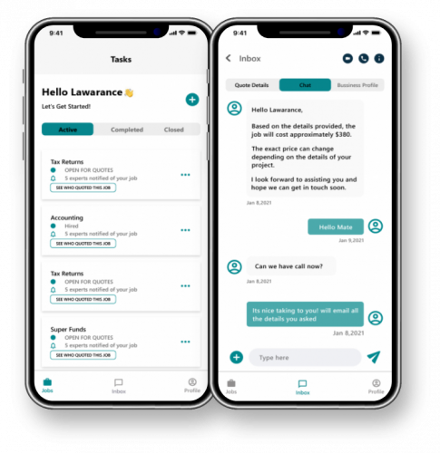 Tax Consultant Marketplace App screenshot 1