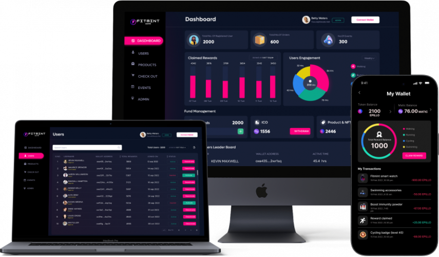 Move to Earn Crypto Application screenshot 1