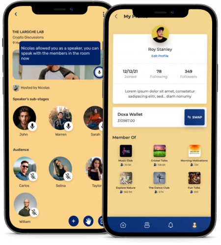 Social Networking Mobile App screenshot 1