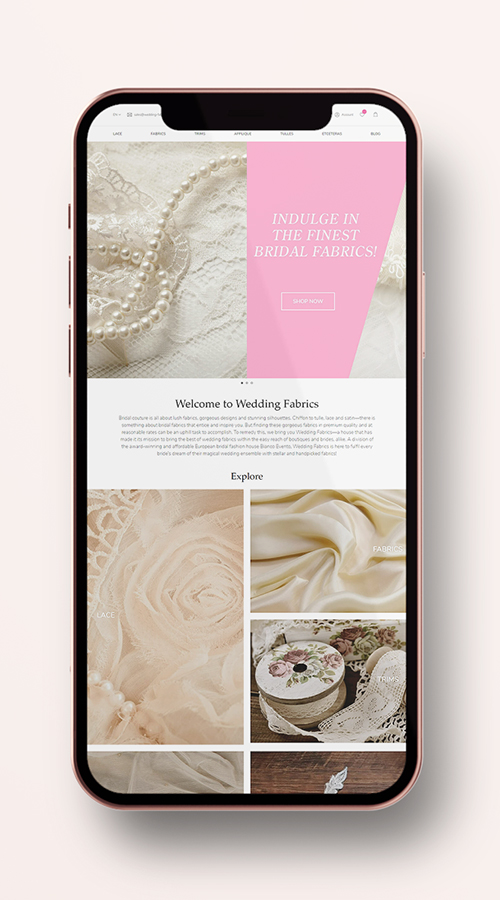 Wedding Fabrics screenshot 1