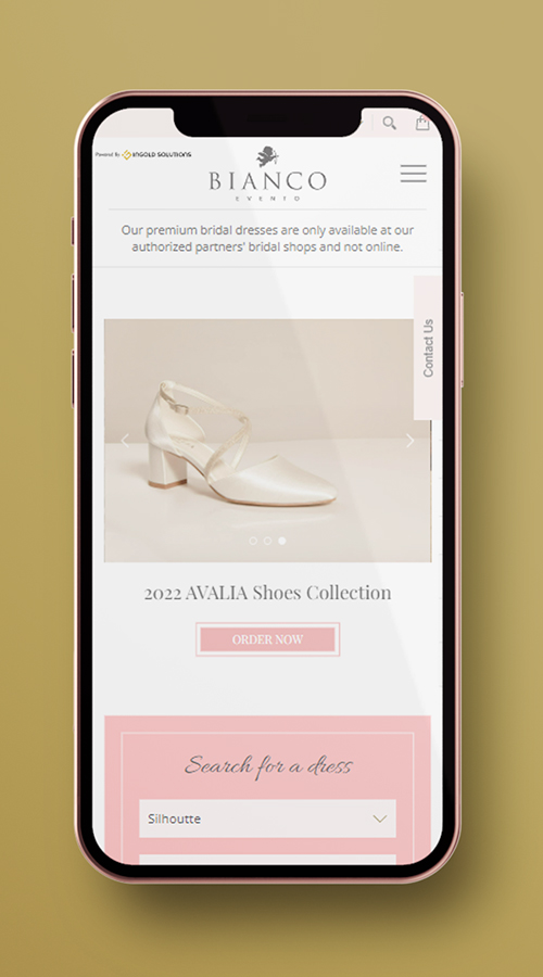 Bianco Evento GmbH B2B Website Development screenshot 2