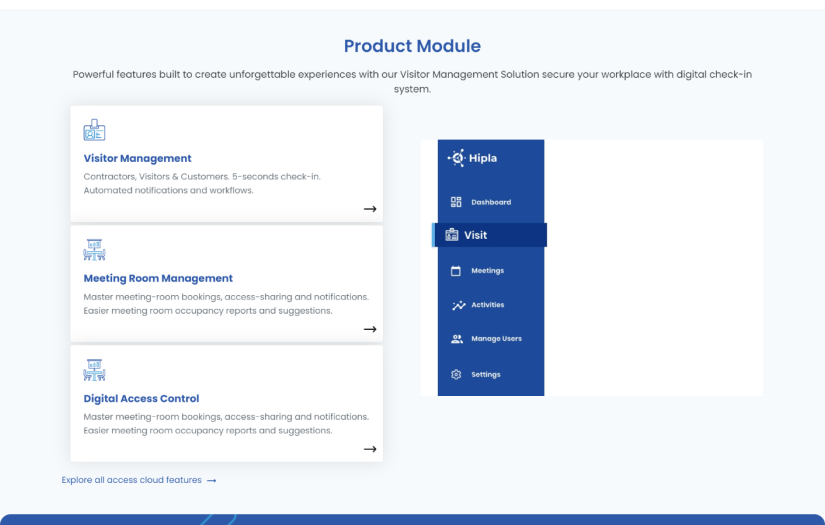Hipla- Smart Apps to manage your building facilities screenshot 2