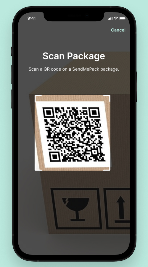 SendMePack: Mobile App for Recycling Promotion screenshot 2