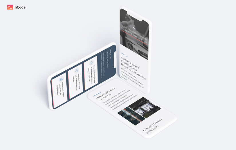 WordPress website design and development for Admetos screenshot 2