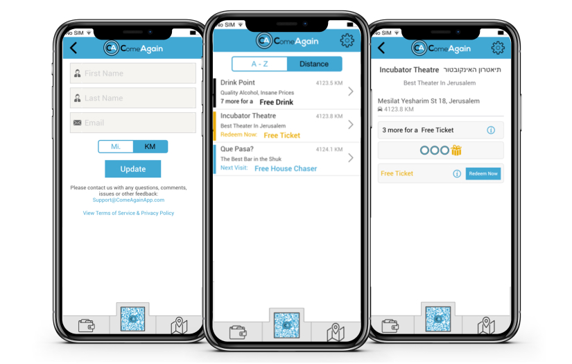 ComeAgain - Loyalty Reward App screenshot 1