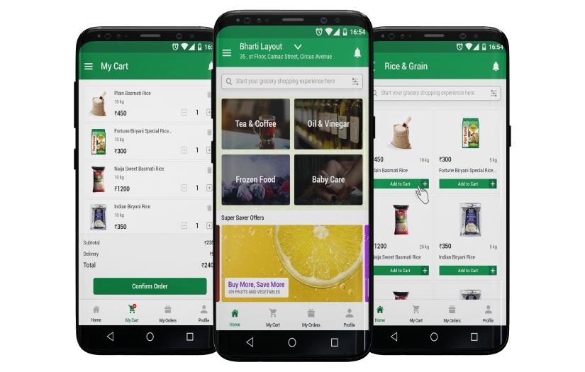 Grocery App screenshot 1