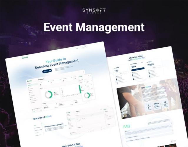 Event Management System screenshot 1