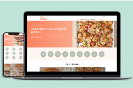 The TTD food blog website design and development