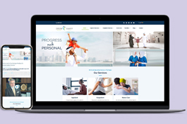 CMRC medical rehabilitation center website development