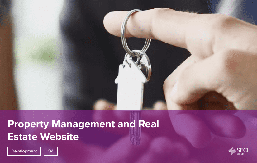 Property Management and Real Estate Website screenshot 1