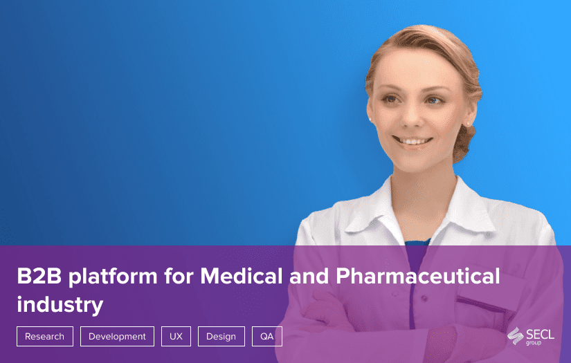B2B platform for Medical & Pharmaceutical industry screenshot 1