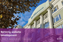 Banking website development