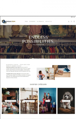 Theventurehubs (Shopify Store) screenshot 1